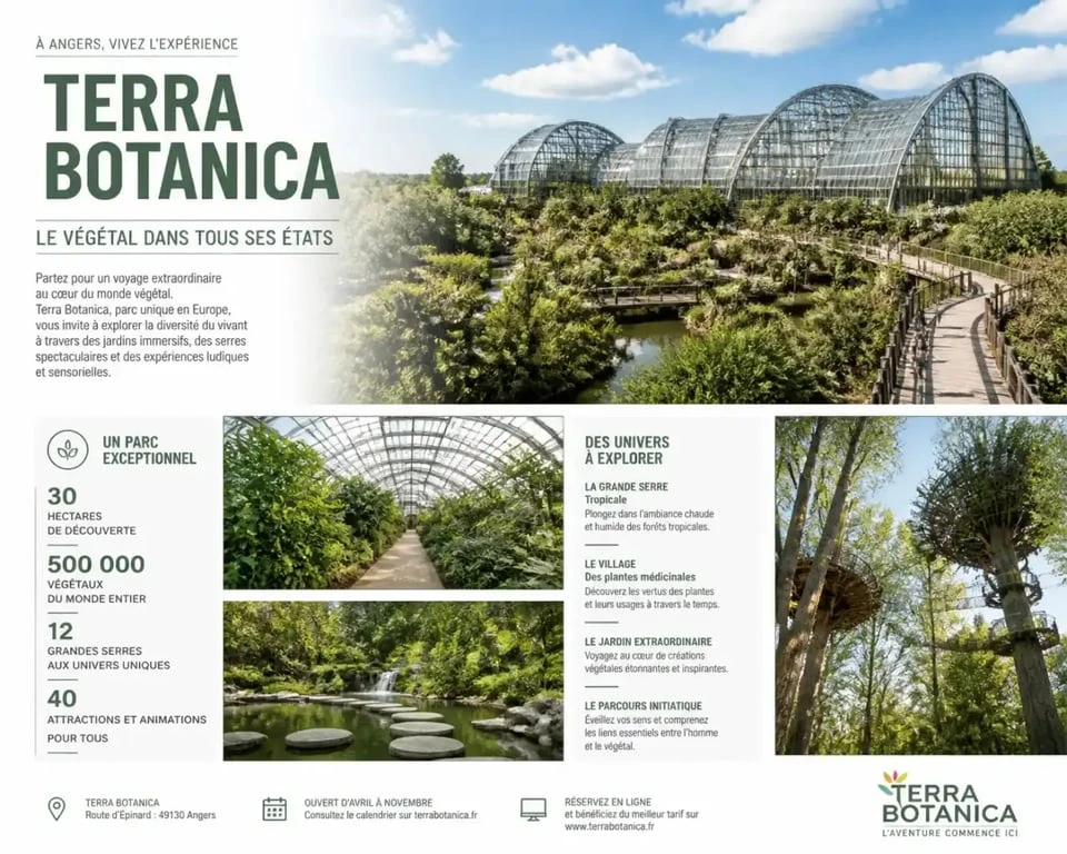 Parc de loisirs Terra Botanica à Angers