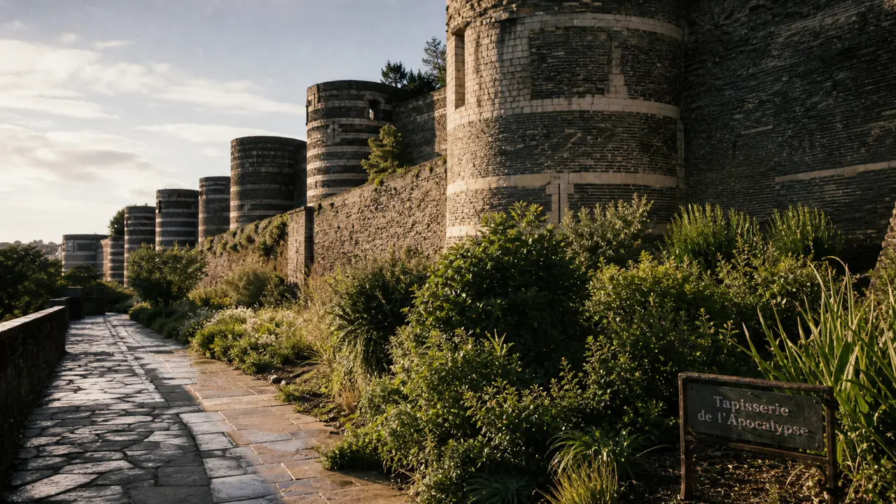 Kasteel van Angers : Château d’Angers, 17 tours et Tapisserie de l’Apocalypse