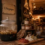 L atypique angers, entrée boutique épicerie bistrot cave boulevard Saint-Michel