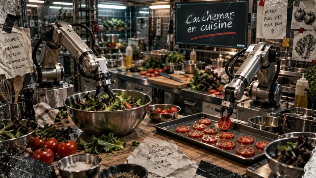 Cauchemar en cuisine : des robots aux fourneaux au Village des sciences