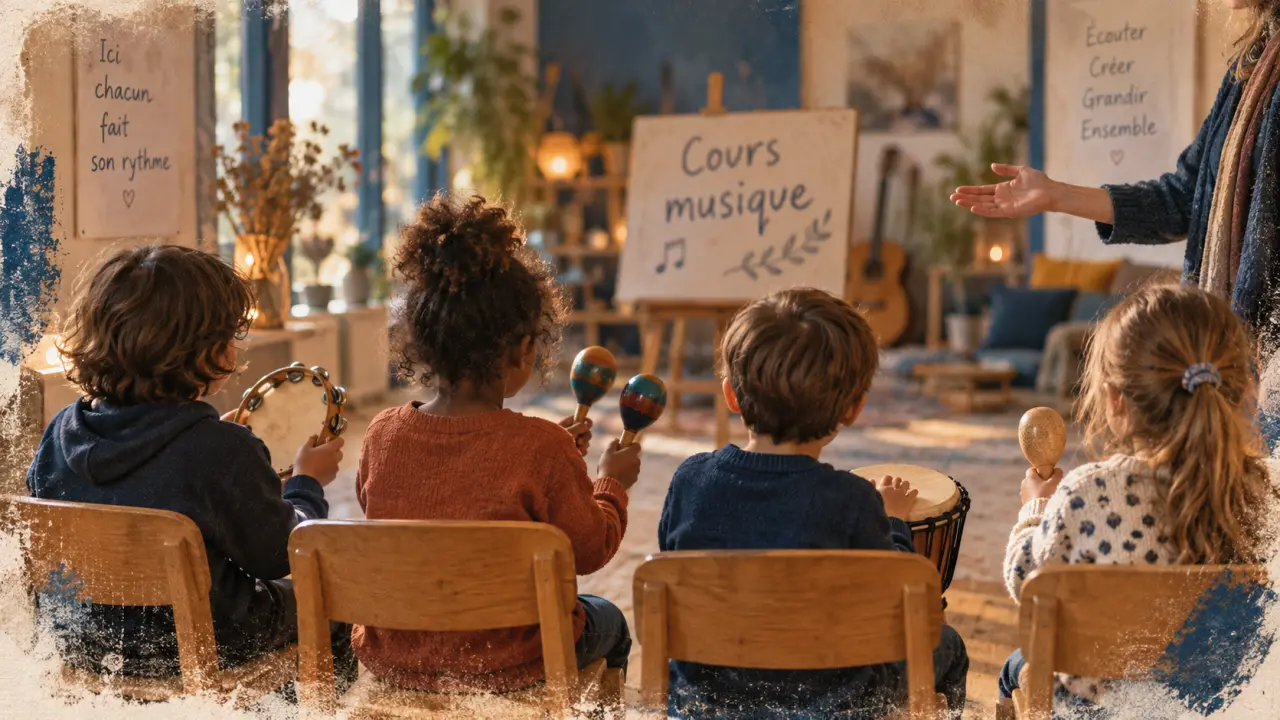 À Écouflant, un cours de musique adapté pour les enfants du Saeted