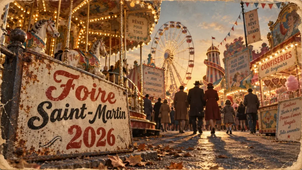 Foire Saint-Martin à Angers : ce que l’on sait de l’édition 2026