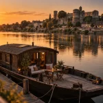 Hébergement insolite Angers : toue-cabane sur la Maine, près du Château d’Angers