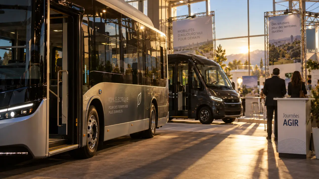 Journées AGIR 2026 à Angers : les bus et cars exposés au Parc des Expositions