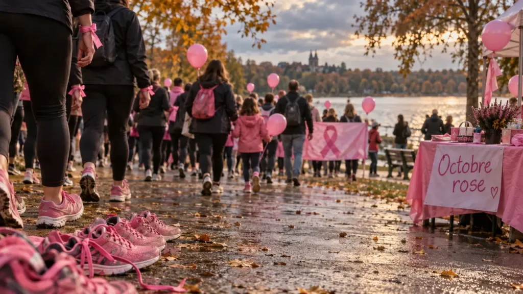 À Angers, près de 15 000 participants pour Octobre rose au lac de Maine