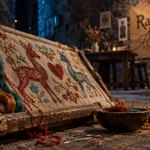 Raíces : les broderies d’Angie Roa Bancarel à la Tour Saint-Aubin