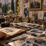 Six artistes ont investi le château de Briançon à Bauné