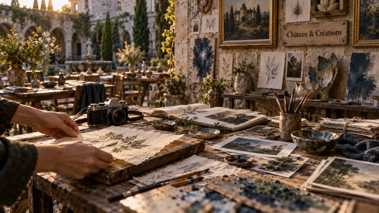 Six artistes ont investi le château de Briançon à Bauné
